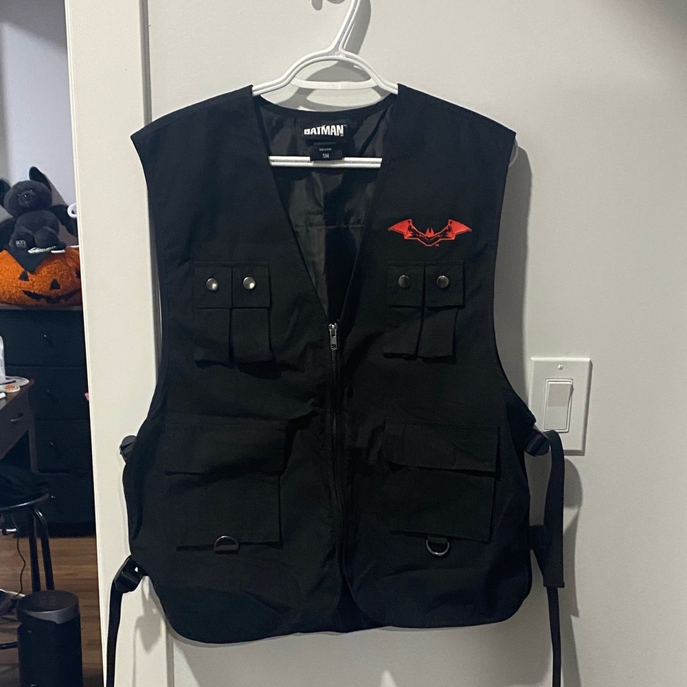 Batman Black Vest with Red Emblem